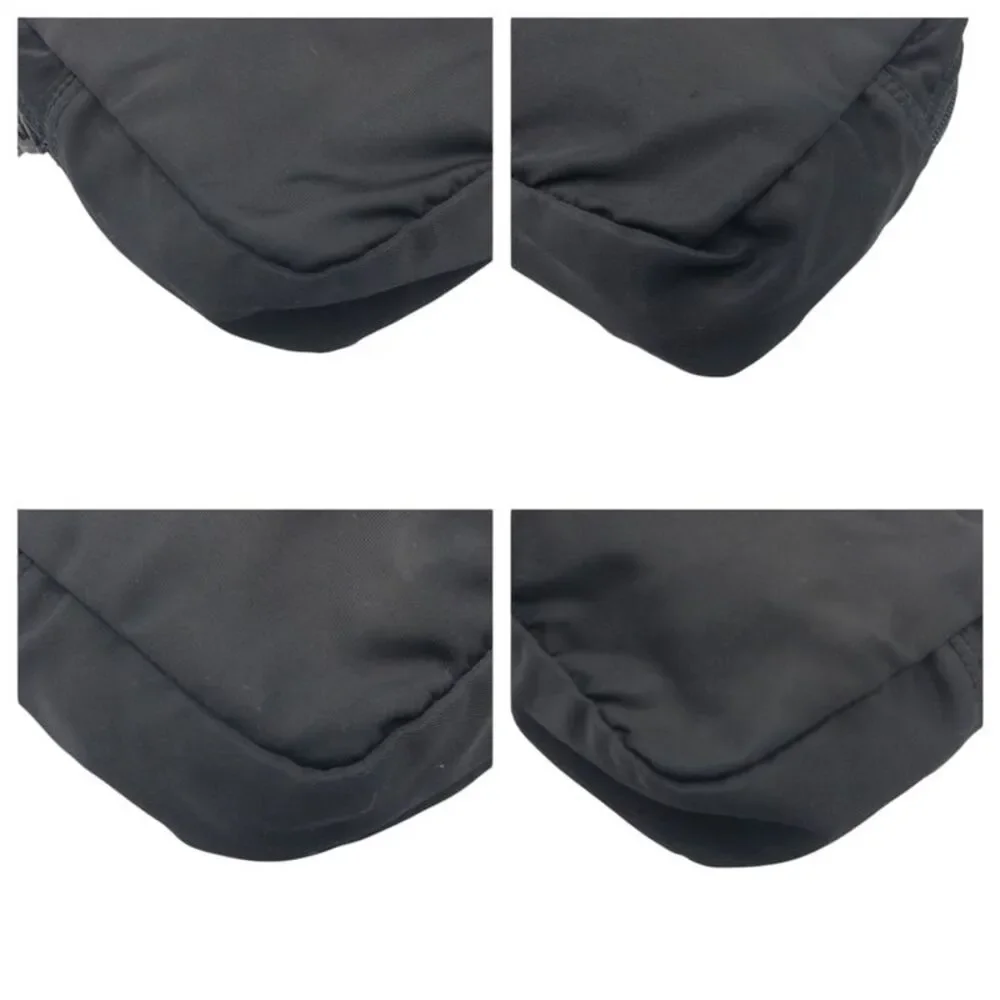 Prada Tessuto Triangle Logo Pouch